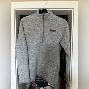 Patagonia Better Sweater grey quarter zip-Women Size Medium